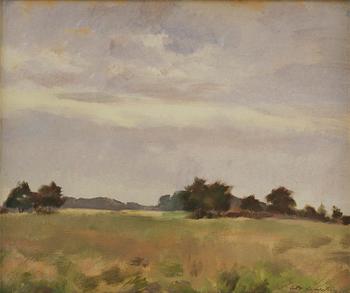 938. Lotte Laserstein, Heath landscape, Öland.
