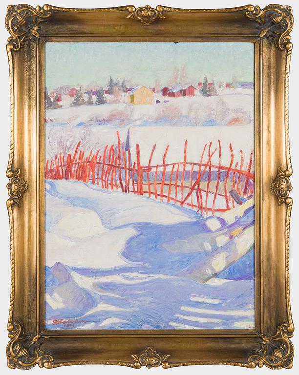Pekka Halonen, Village in Winter.