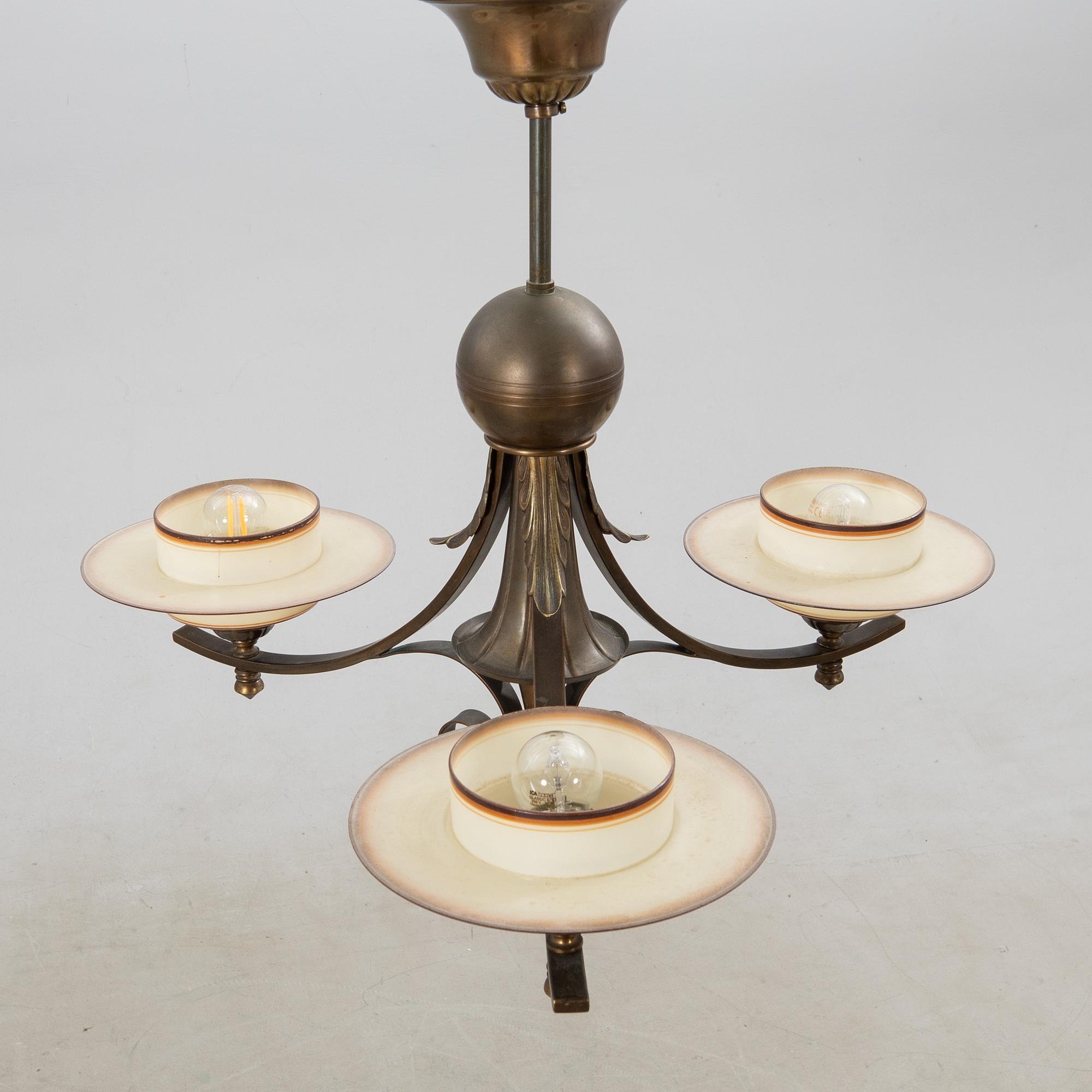 Ceiling lamp, Art Deco, first half of the 20th century.