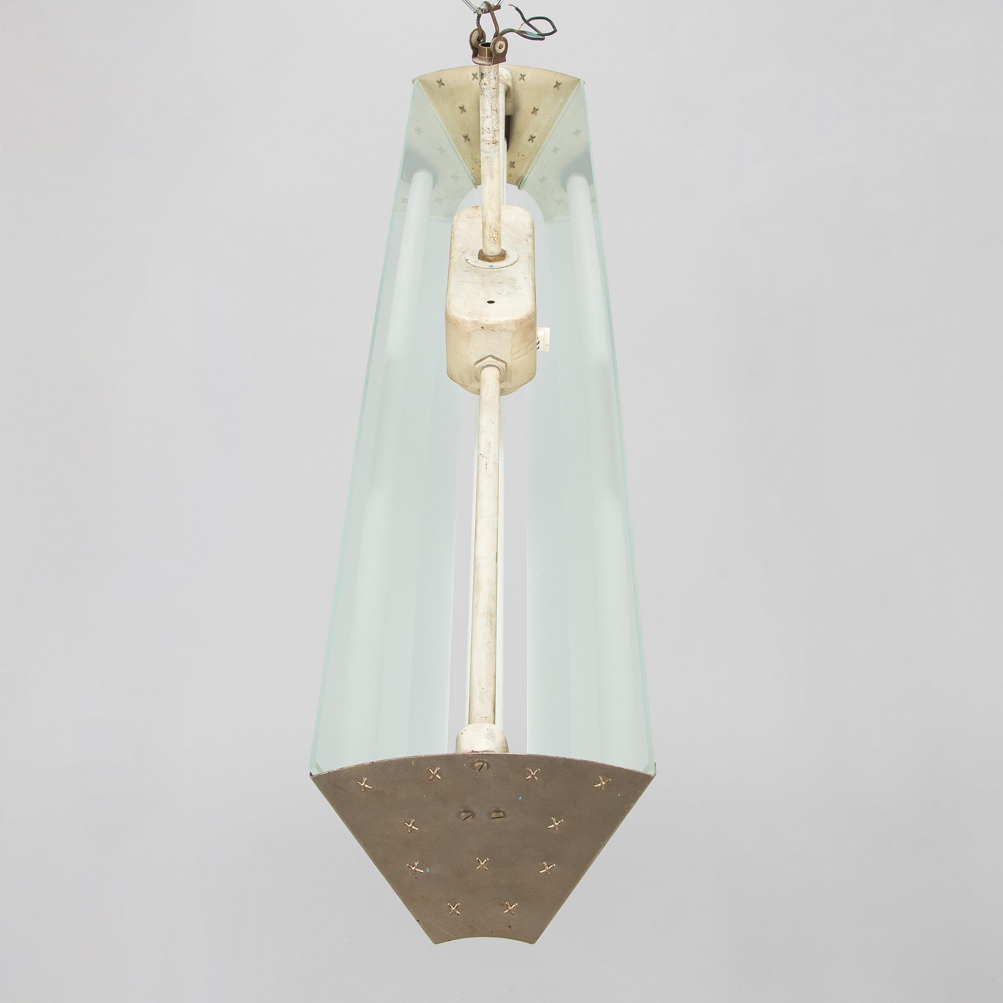 Lisa Johansson-Pape, A 1940s fluorescent light model 521 for Stockmann Orno, Finland.