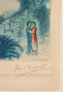 Marc Chagall After, "Soleil couchant", from: "Nice et la Côte d'Azur".