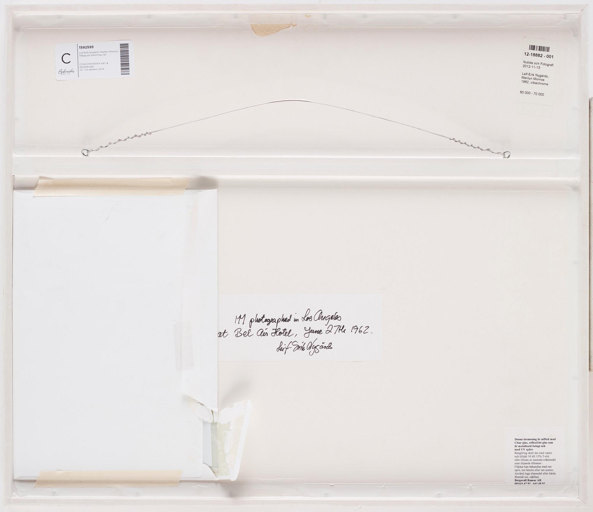 "Marilyn Monroe photographed in Los Angeles at Bel Air Hotel, June 27th 1962.".