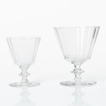 Elis Bergh, glass service, 68 pieces, "Karlberg", Kosta.