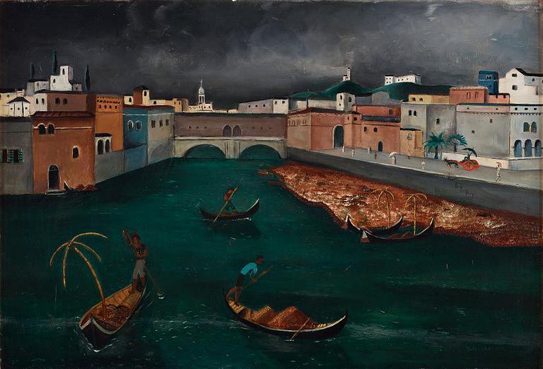 Eric Hallström, View over Venice.