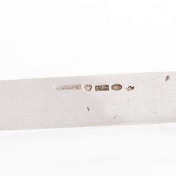 Otto Roland Mellin, fruktbestick, 16 st, silver, Helsingfors 1901-08.