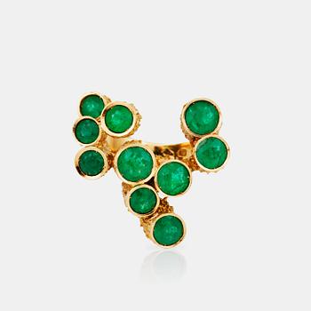 1105. An H. Stern emerald ring. 1970's.