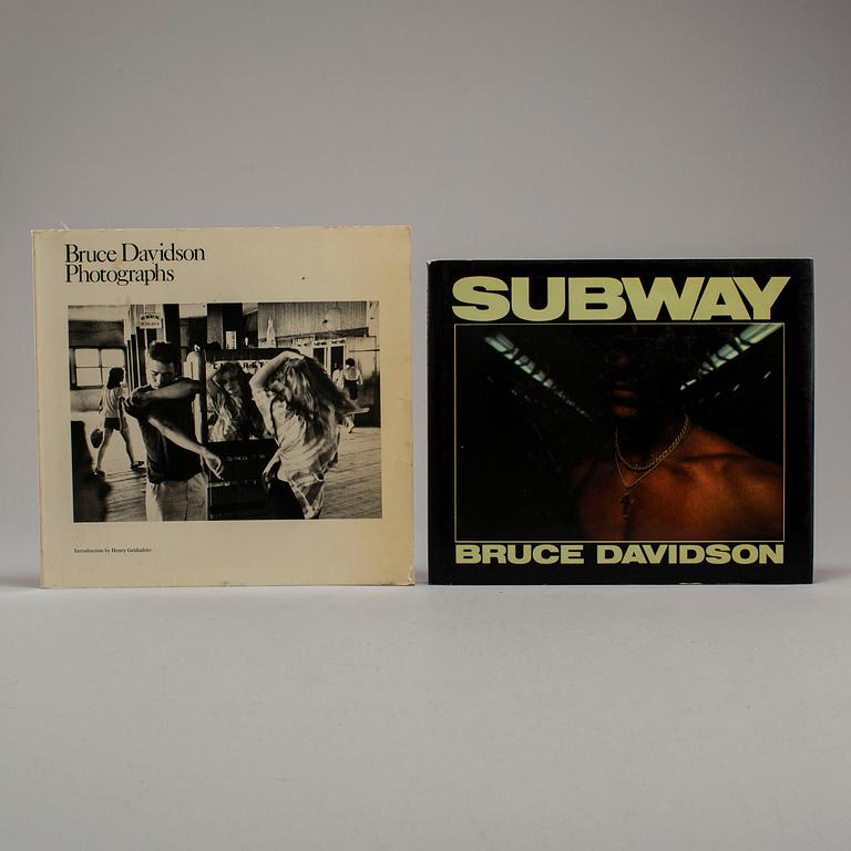 PHOTOBOOKS, Two (2) Bruce Davidson with dedication.