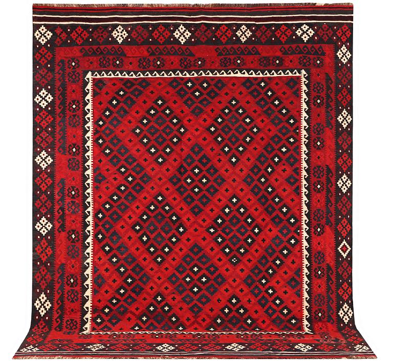 A Kilim, Afghanistan, c. 296 x 250 cm.