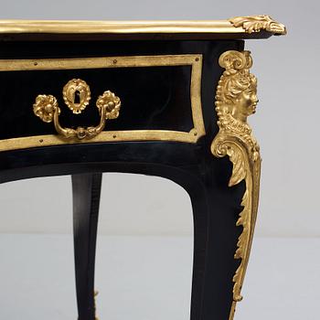 A Régence and style, Ormolu - Mounted Bureau Plat, 18th century and later.