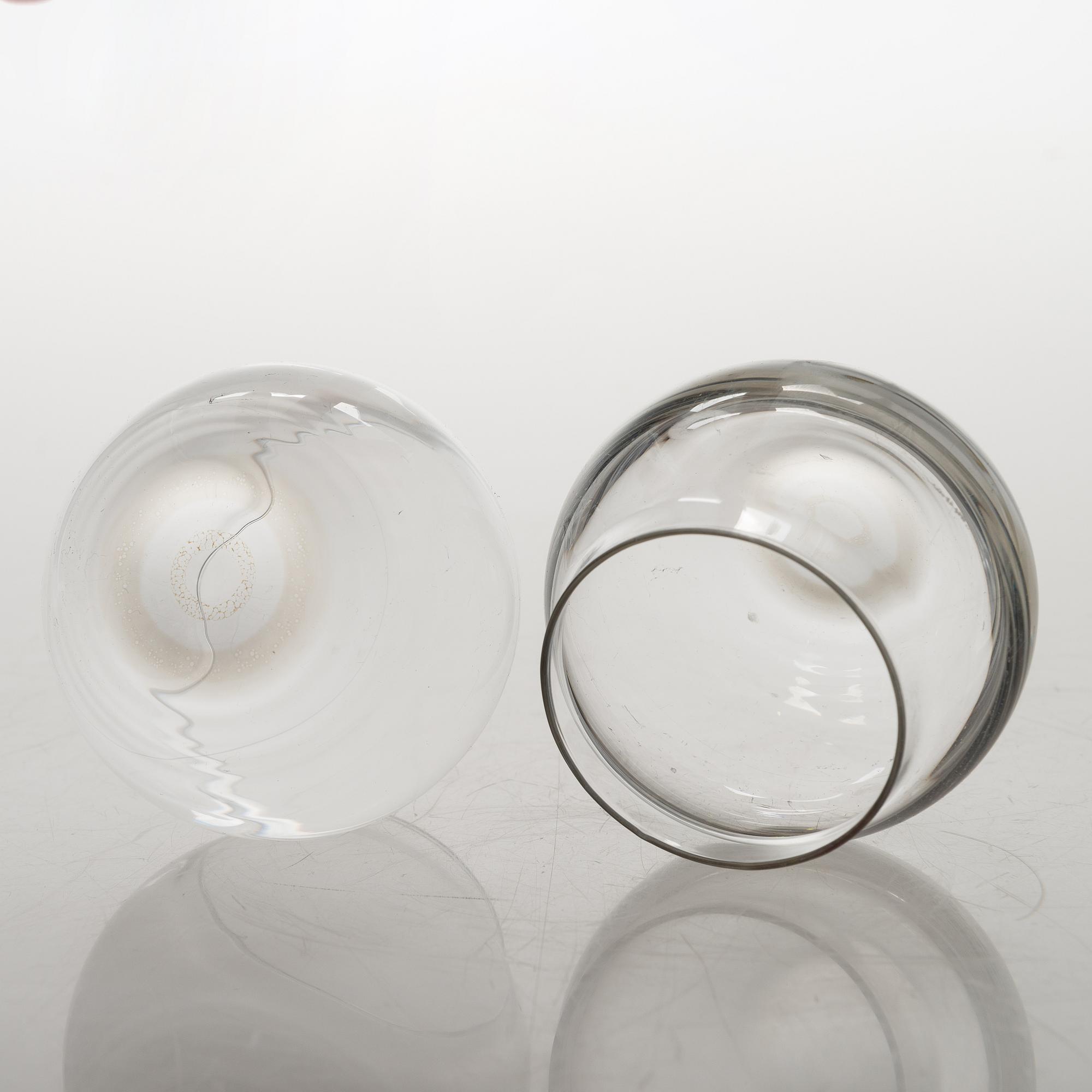 TIMO SARPANEVA, set of 12 1990's 'Pallo' (Ball) drinking glases for Iittla.