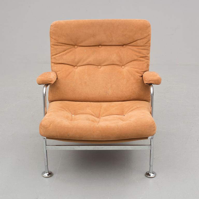 FÅTÖLJ, "Karin", Bruno Mathsson för Dux, 1900-talets andra hälft.