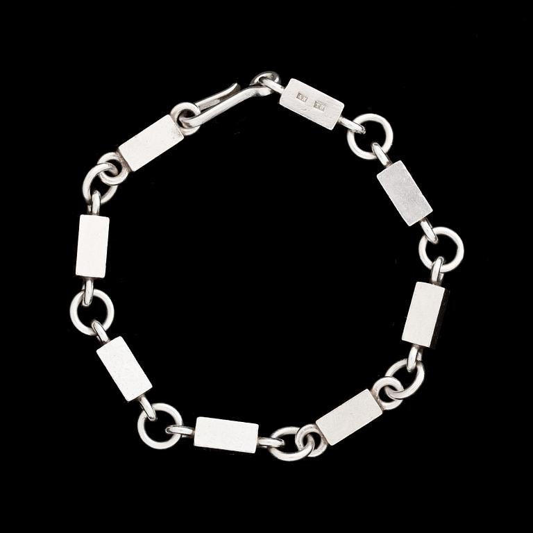 ARMLÄNK, sterling, Wiwen Nilsson, Lund, 1945. Vikt ca 27g.