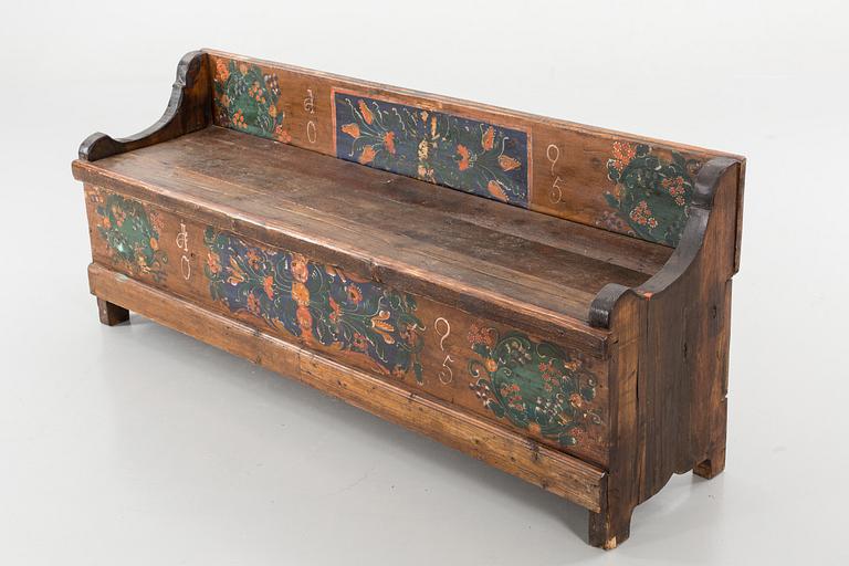 BÄNK/SOFFA, allmoge, 1800-tal.