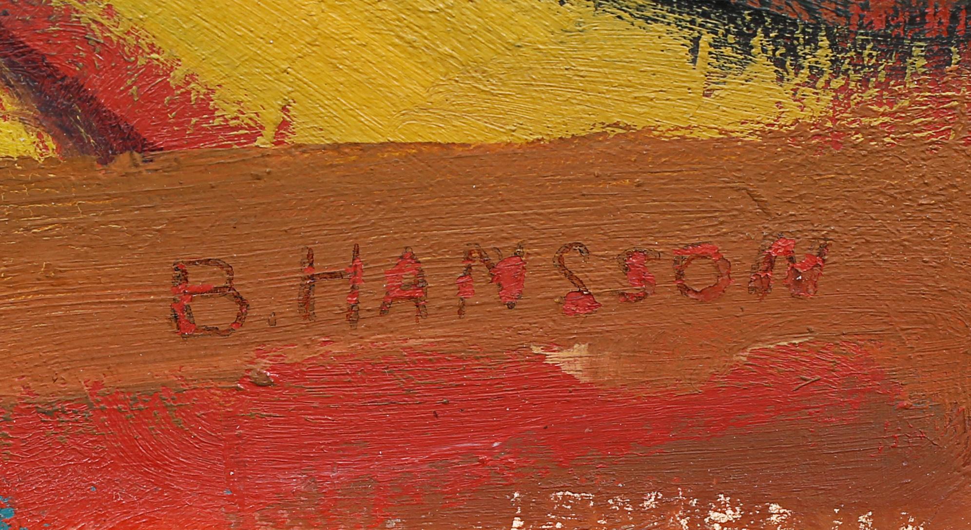 BRITA HANSSON, olja på duk, signerad.