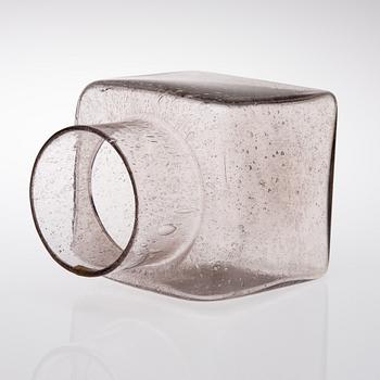 KAJ FRANCK, KARAFF, glas, signerad K. Franck Nuutajärvi Notsjö -62, OCH BURK, glas, märkt Nuutajärvi Notsjö.