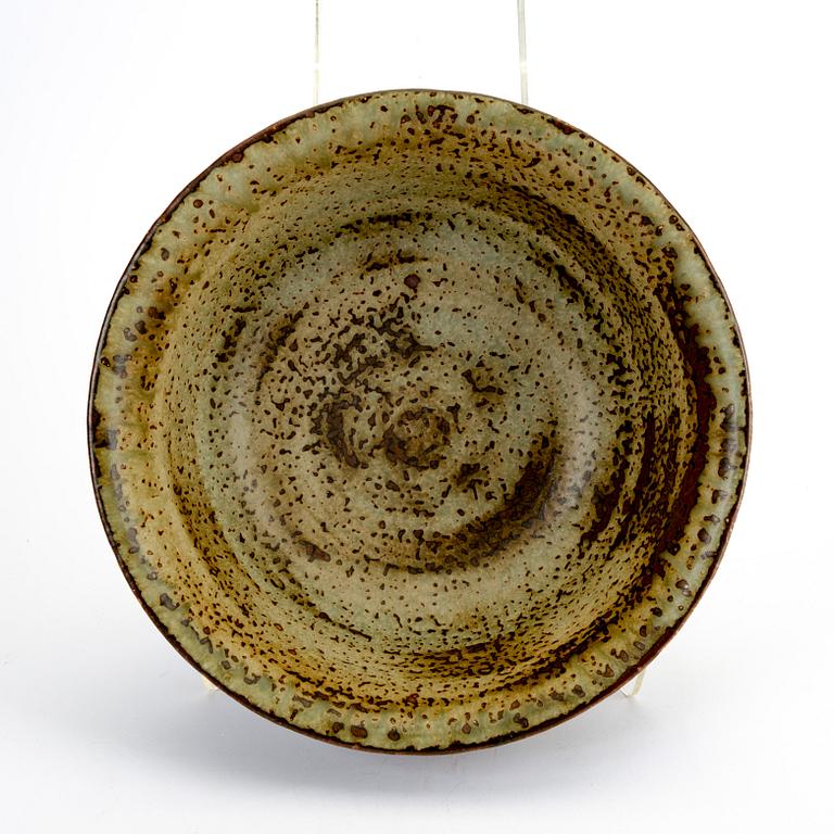 Axel Salto, a stoneware bowl Royal Copenhagen model nr 20729 1979-83.