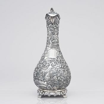 Vinkanna, silver. Qingdynastin, 1800-tal.