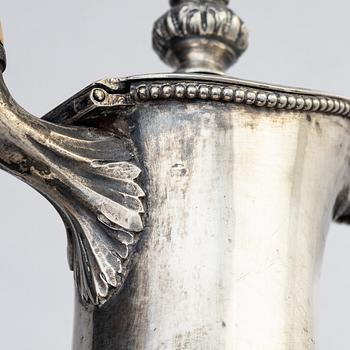 An Austrian silver Wine decanter, unidentified maker's mark, Vienne 1794.