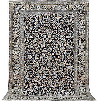 A Keshan carpet, c. 385 x 252 cm.