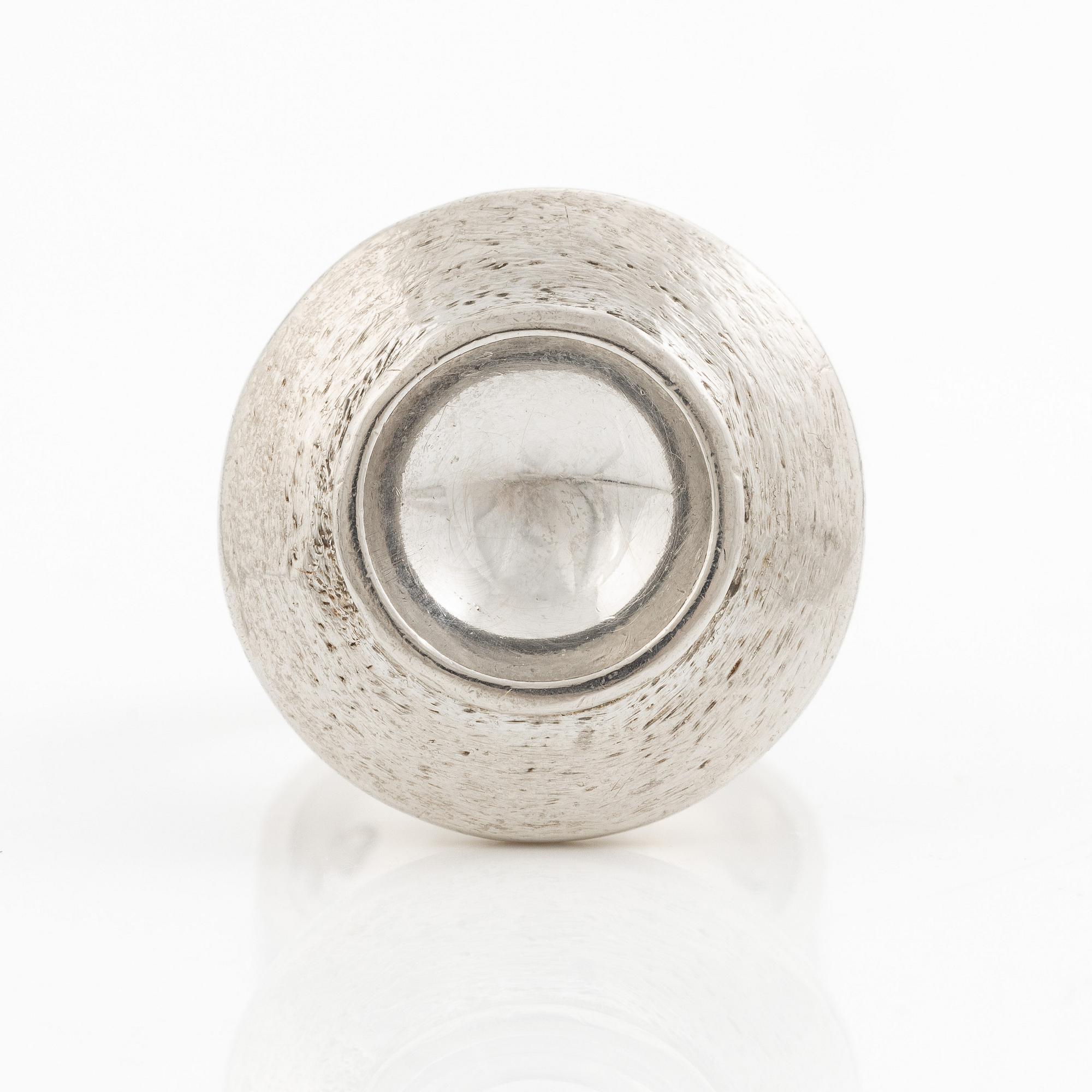 Sven-Erik Högberg, ring, silver, Göteborg 1974.