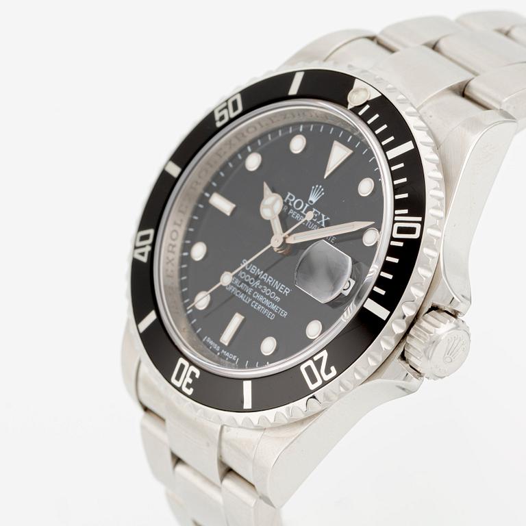 Rolex, Submariner, "Engraved Rehaut", ca 2009.