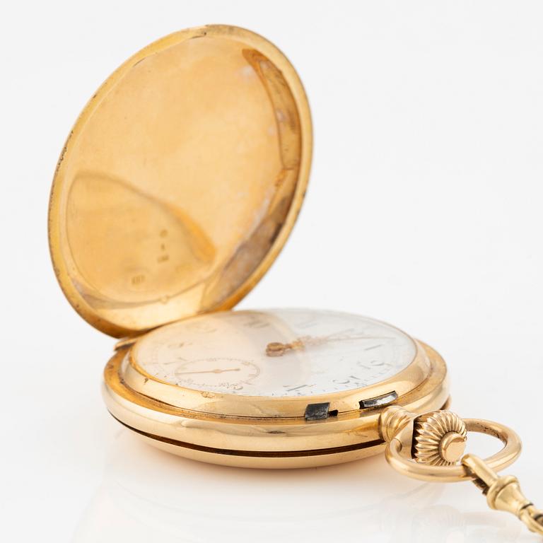 Halda, pocket watch, hunter-case, 52 mm.