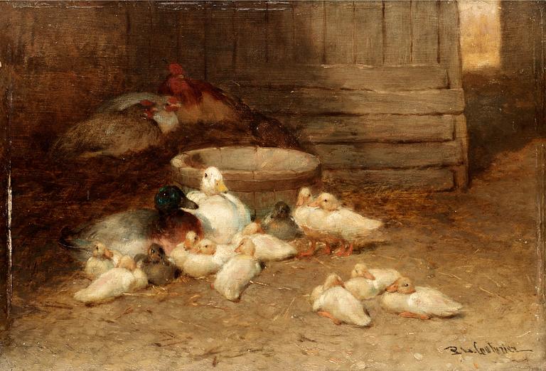 Philibert Léon Couturier, Family of ducks.