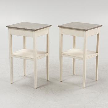 A pair of bedside tables, first half of the 20th century.