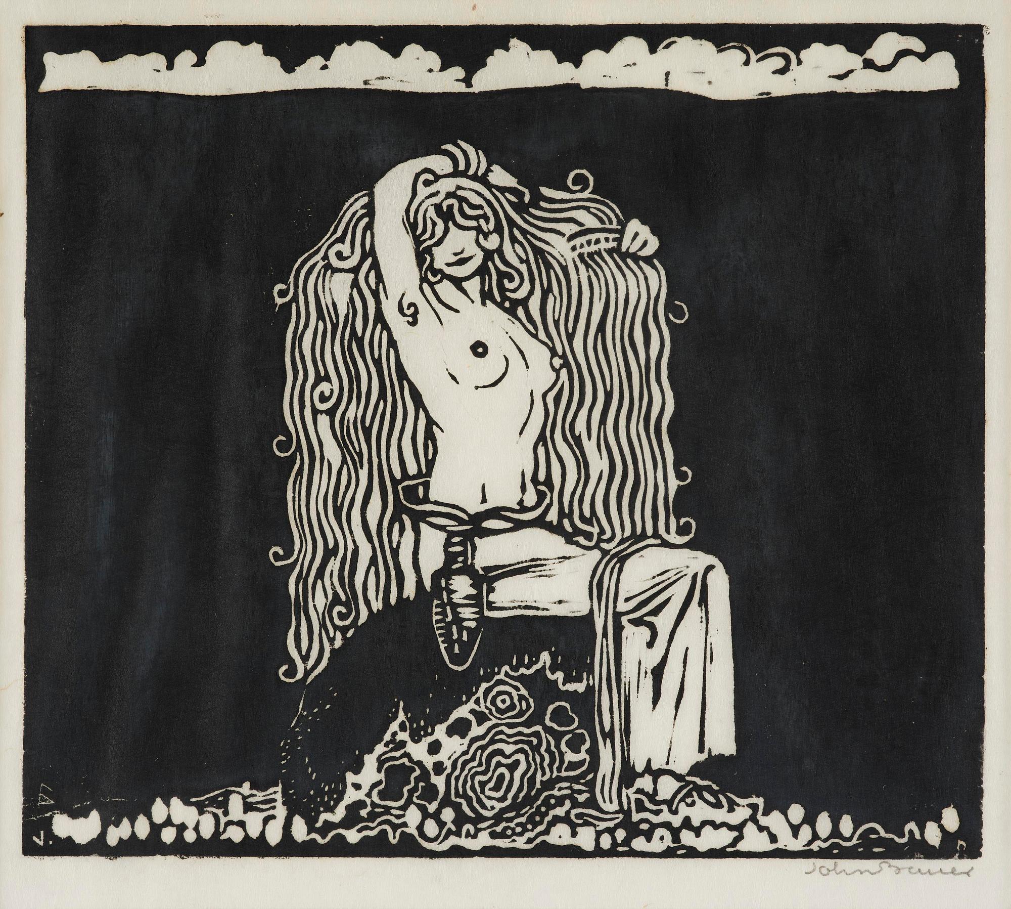 John Bauer, "Sagoflickan".