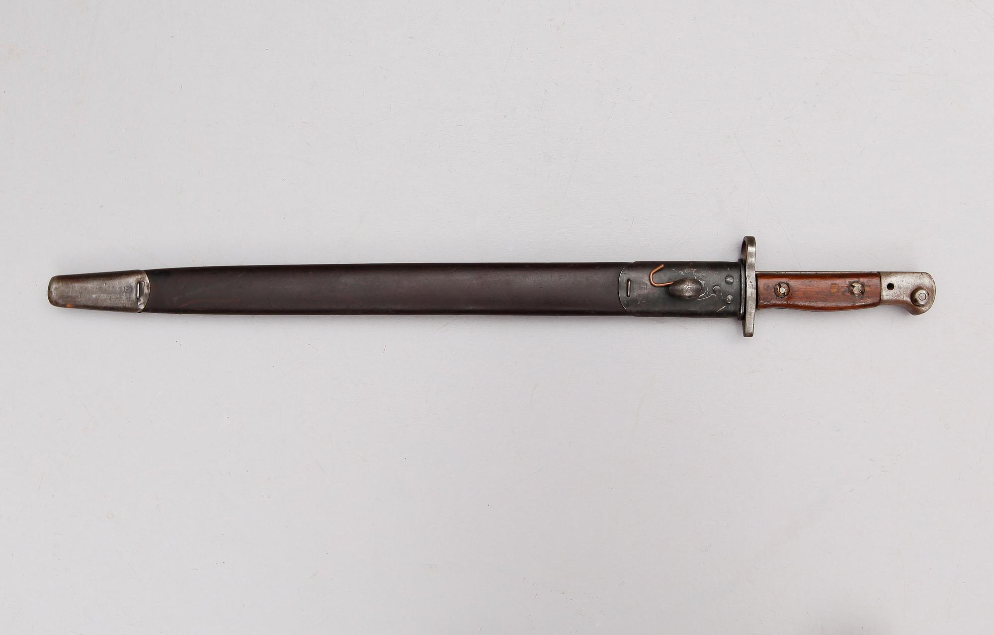 BAJONETT, m/1907, Sanderson, England.