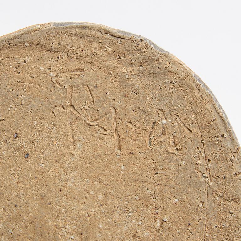 Signe Persson-Melin, a glazed ceramic pitcher, signed by hand.