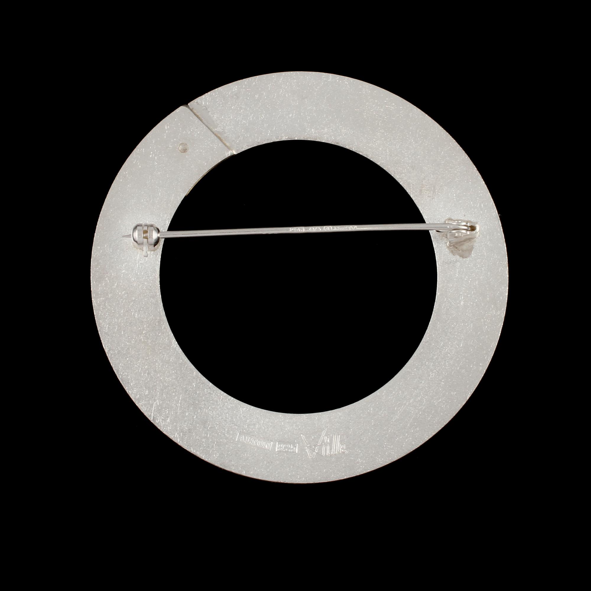 BROSCH, sterlingsilver, Maria Zälle, Alton, Falköping. Vikt 20 g.