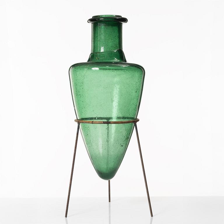 Markku Salo, skulptur, glas, "Amphora", Nuutajärvi Notsjö, 1989.