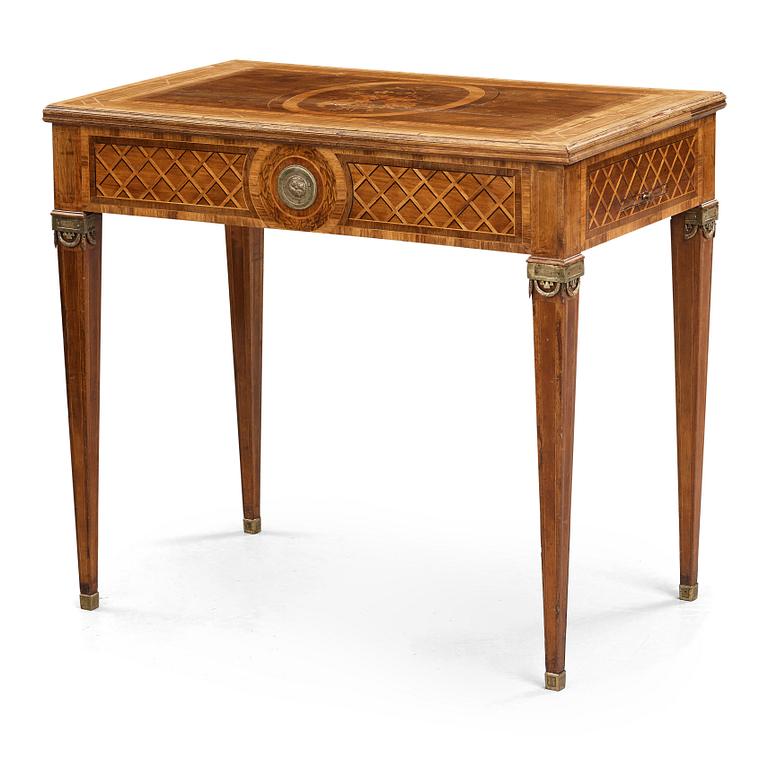 BORD/SPELBORD, av Gottlieb Iwersson (mästare i Stockholm 1778-1813), ej signerat,  1700-talets slut, Gustavianskt.