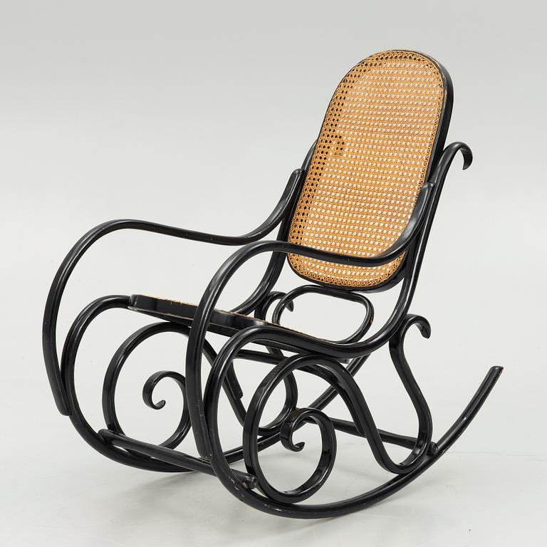 Rocking chair, Fabryka Mebli Giętyc, Poland, second half of the 20th century.