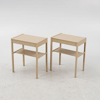 Sängbord, ett par, 1900-talets andra hälft.
