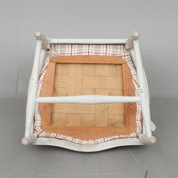TABURETT, gustaviansk stil, 1800-tal.