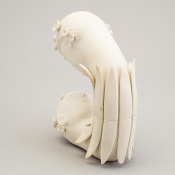 STIG LINDBERG, a parian sculpture, Gustavsberg 1970s.