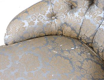 FÅTÖLJER, ett par, sk tapetserarstil, 1800-talets slut.