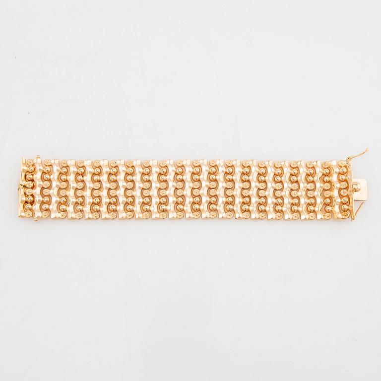 Bracelet 18K gold, Tosato Bruno Vicenza Italy.