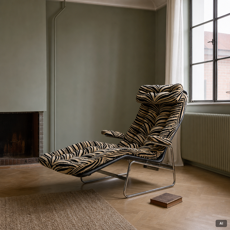 Sam Larsson, a 'Fenix' lounge chair, Dux, Sweden, 1970's/80's.