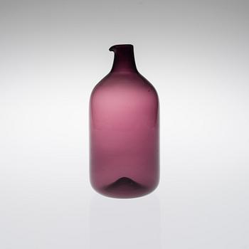 TIMO SARPANEVA, "Fågelflaska", signerad T. Sarpaneva 2500, Iittala.