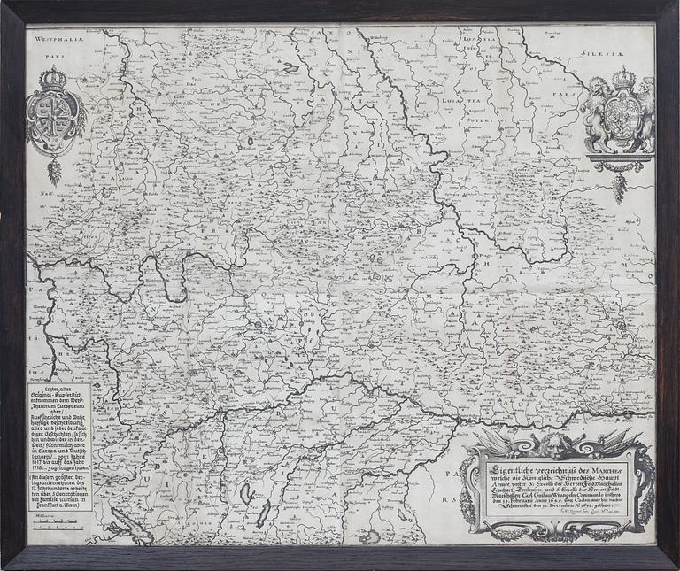 KARTA, gravyr, 16/1700-tal.