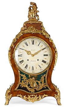 A Swedish Rococo bracket clock by P. Ernst.