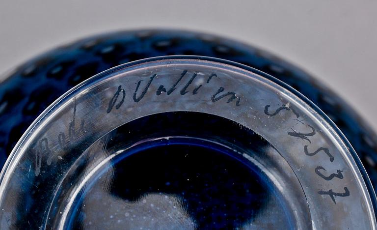 SKÅL samt SKULPTUR, glas, Bertil Vallien, Kosta Boda, sent 1900-tal.