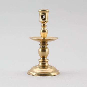 LJUSSTAKE, mässing, 1500-tal.