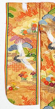 Bröllopskimono 'Uchikake', Japan, 1900-talets senare del.