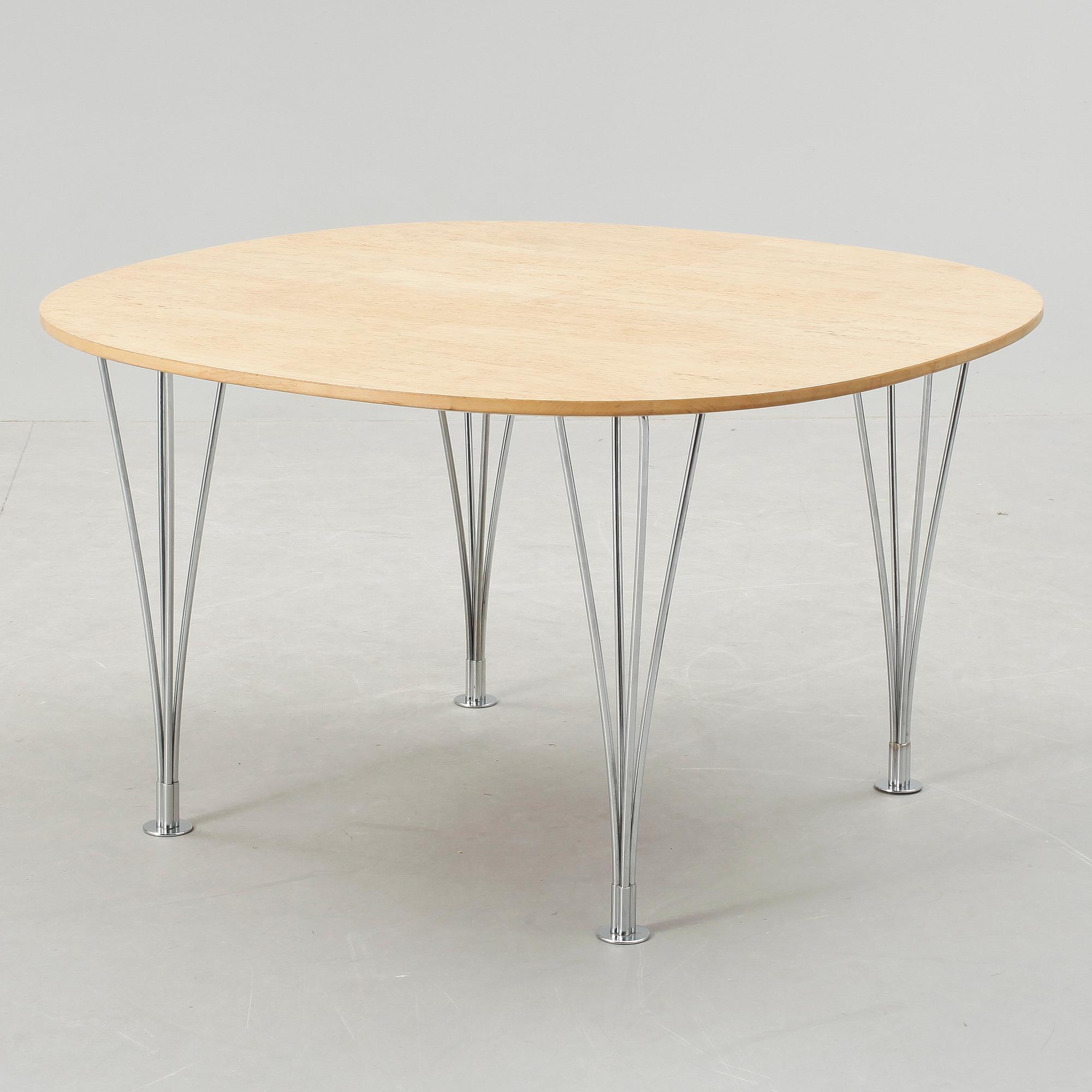 SOFFBORD, Supercirkel, Bruno Mathsson & Piet Hein, Mathssons International, Värnamo.