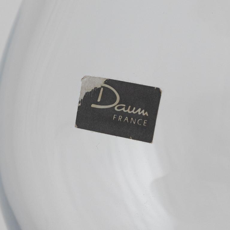 Carafe, glass, Daum, France, latter half of the 20th century.