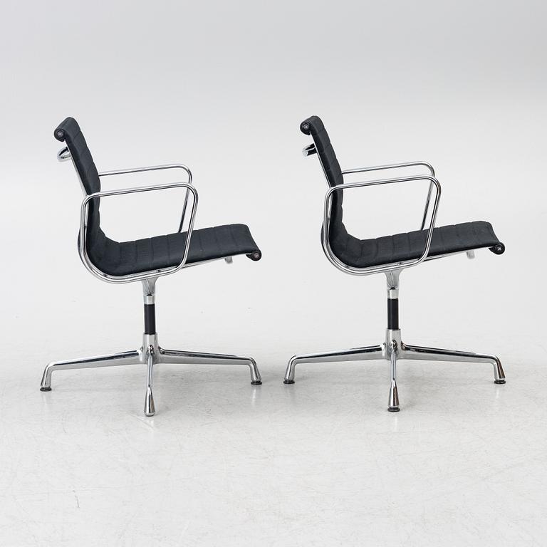 Charles & Ray Eames, armchairs, a pair, model EA 108, Vitra.